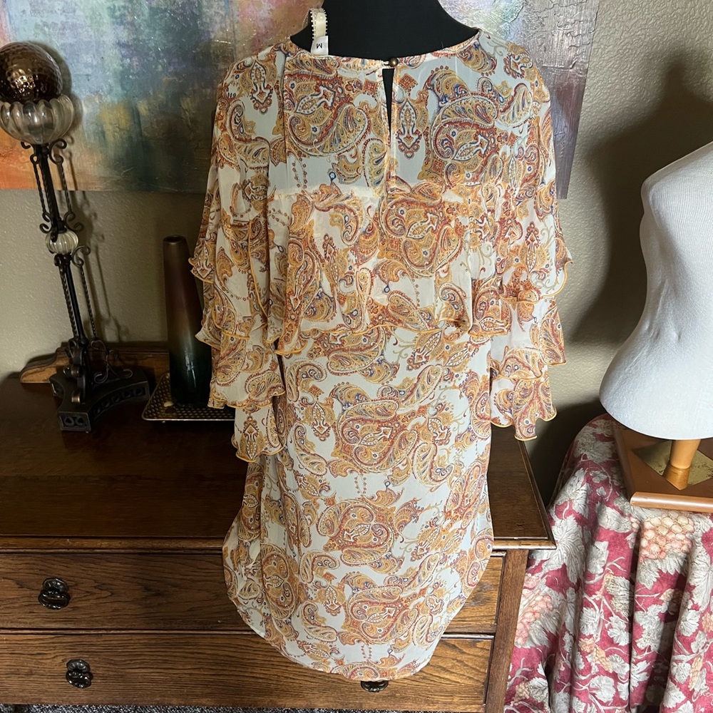 Uncle Frank Paisley Print Dress
